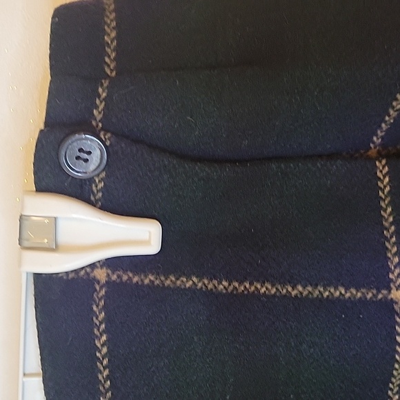 Vintage 90's David Paul New York Plaid Mini Skirt SZ 14 - Picture 2 of 9